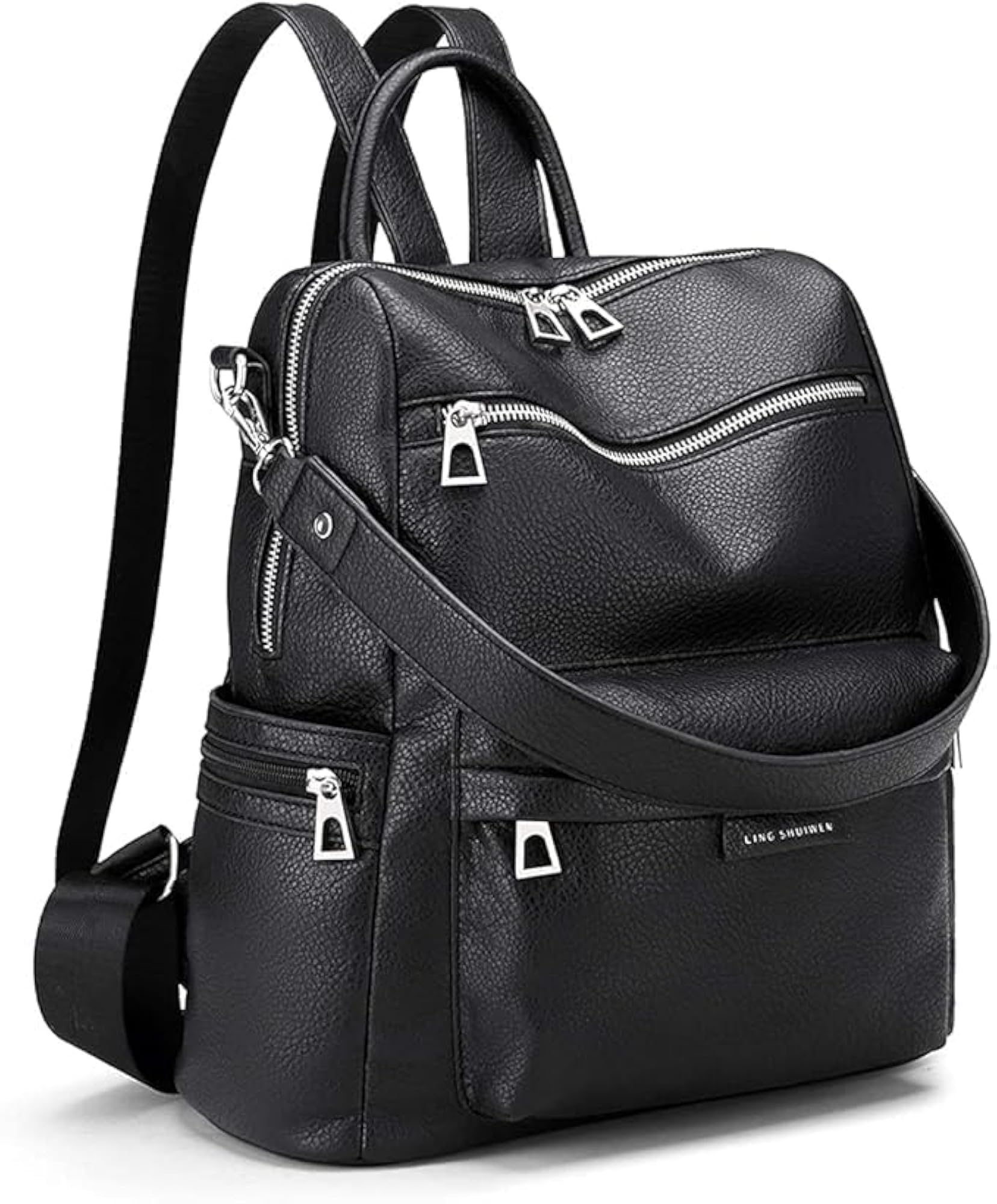 Stylish Black Girls Backpack, Durable and Spacious